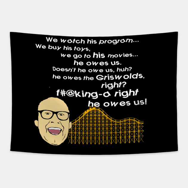 Clark Griswold Walley World Tapestry by PoetandChef