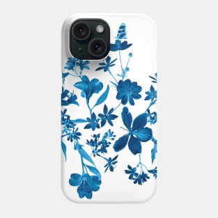 Blue Floral Phone Case