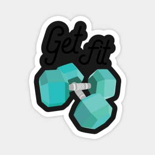 Get Fit Dumbbells Magnet