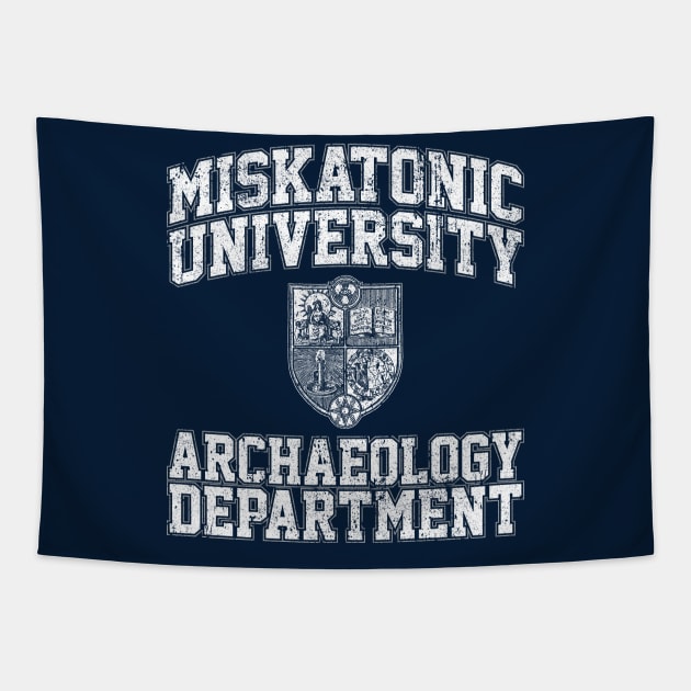 Miskatonic University Archaeology Department Tapestry by huckblade