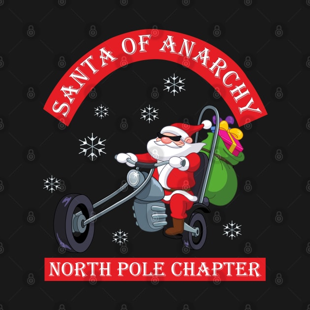 Santa Of Anarchy, North Pole Chapter, Christmas Gift For Dad, Santa Clause Is Coming To Town, Christmas, Xmas, Presents, Christmas, Xmas, Funny Christmas by DESIGN SPOTLIGHT