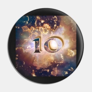 Number 10 Pin