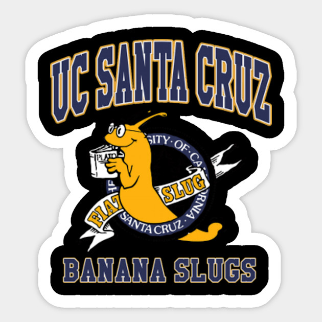 Uc Santa Cruz Banana Slugs Logo Sticker Teepublic
