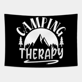 camping therapy Tapestry