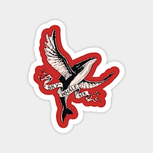 Skywhale Six Tattoo Magnet