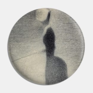 A Woman Fishing by Georges-Pierre Seurat Pin