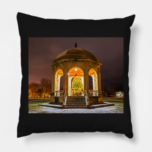 Salem Commons Christmas Tree 2017 Salem MA Pillow