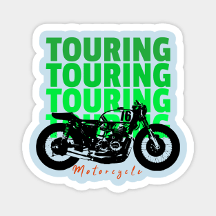 Touring Motorcyle Magnet