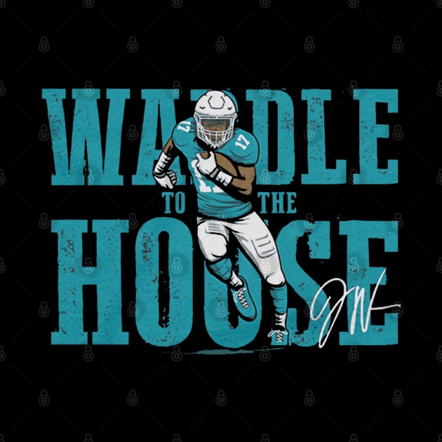 Jaylen Waddle To The House by Chunta_Design