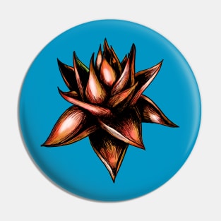 Red Flower Pin