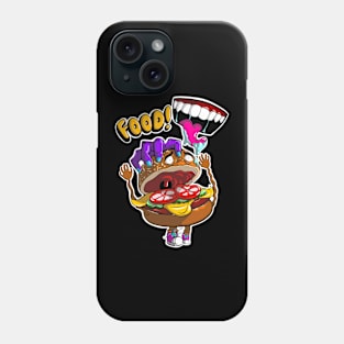 Scared Burger Phone Case