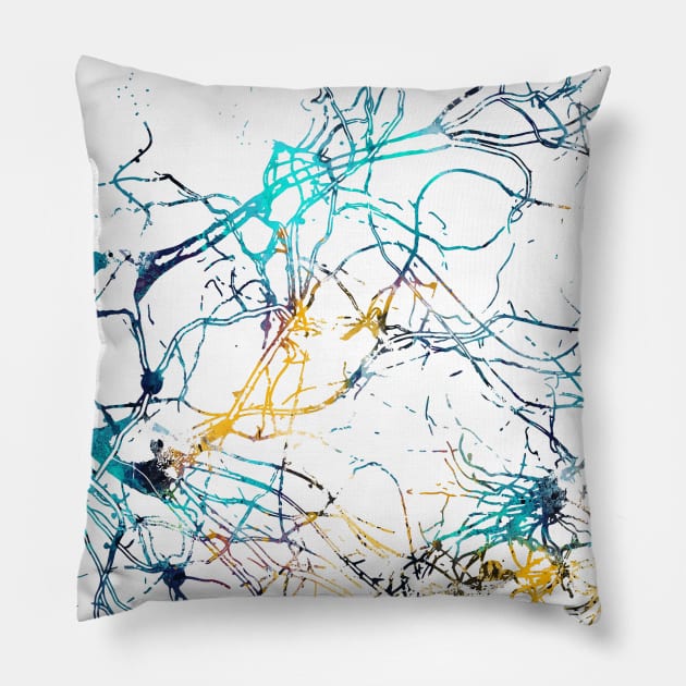 Human cells Pillow by RosaliArt