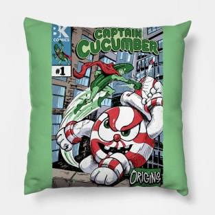 Captain Cucumber #1 Pillow