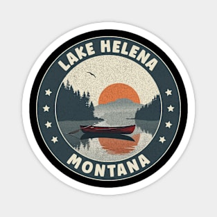 Lake Helena Montana Sunset Magnet