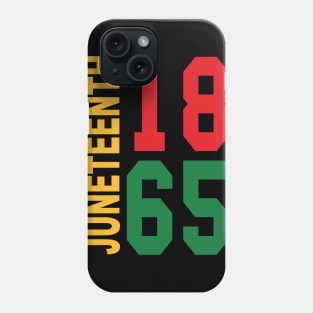 Black Proud African American for Juneteenth Phone Case