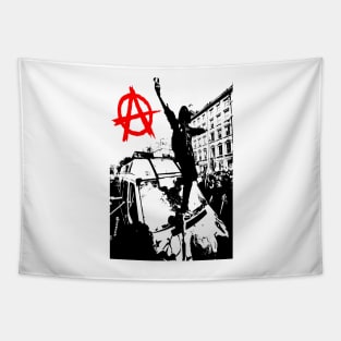 Anarchy On The Streets Tapestry