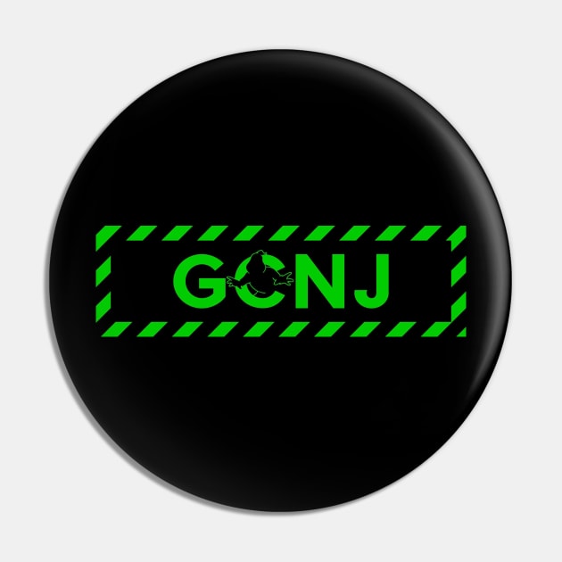 GCNJ green hazard Pin by GCNJ- Ghostbusters New Jersey