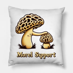 Morel Support, Morel Mushrooms, Mycology Mycologist Pillow