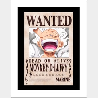 Poster One Piece - Wanted Monkey D. Luffy | Wall Art, Gifts & Merchandise 