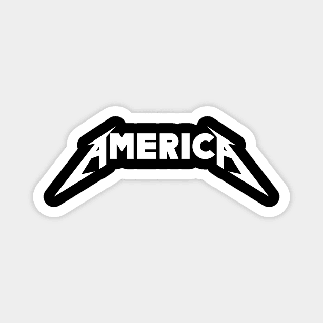 America Magnet by WMKDesign