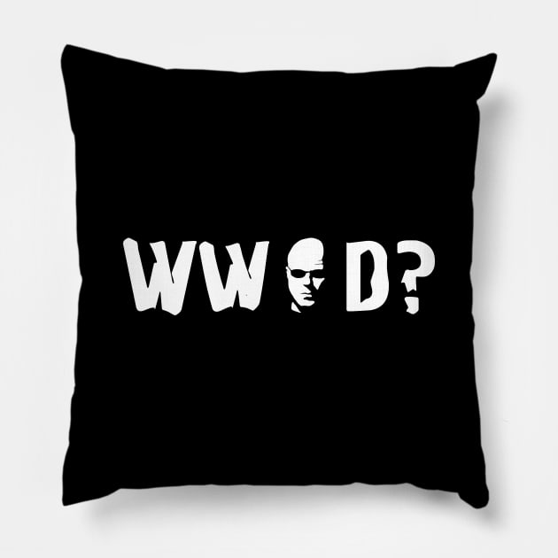 What Would Vic Mackey Do? Pillow by LordNeckbeard