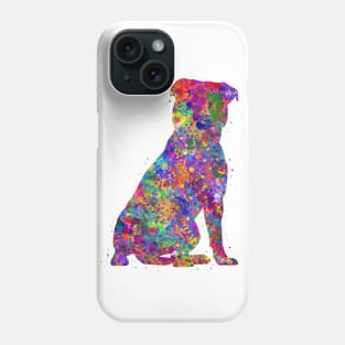 Staffordshire Bull Terrier watercolor Phone Case