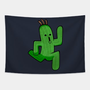 Running Cactuar Tapestry