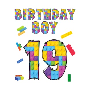 19th Happy Birthday Boy Gift T-Shirt