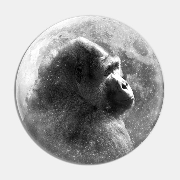 Gorilla Moon Pin by Astrablink7