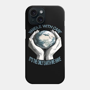 Delicate World in Our Hands: Grow Green Phone Case