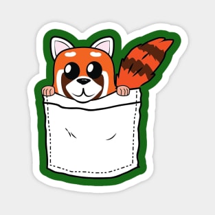 Red Panda Magnet