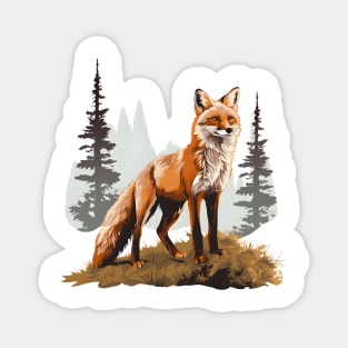 Forest Foxes Magnet