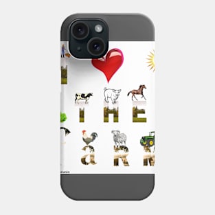 i love the farm Phone Case