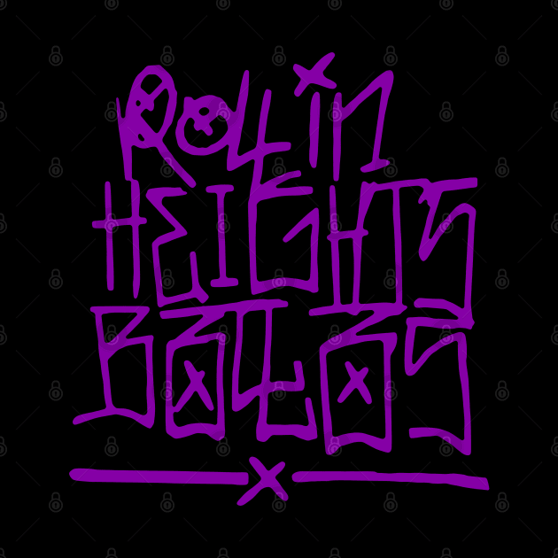 Rollin' Height Ballas Graffiti by Power Up Prints