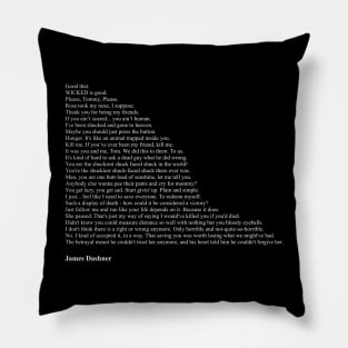 James Dashner Quotes Pillow