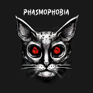 Phasmophobia ghost cat T-Shirt