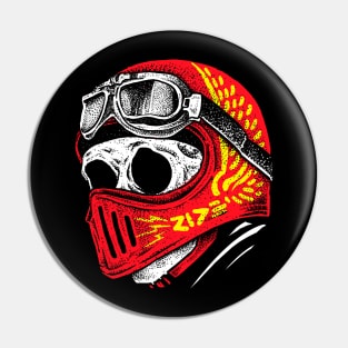 Ride Skull Pin