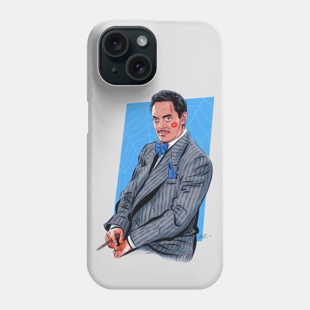 Raul Julia - An illustration by Paul Cemmick Phone Case by PLAYDIGITAL2020
