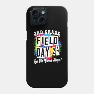 3rd Grade Field Day 2024 Let The Games Begin Kids Teachers Phone Case