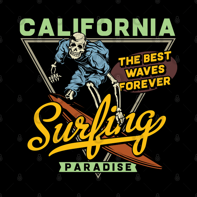 California Surfing by JabsCreative