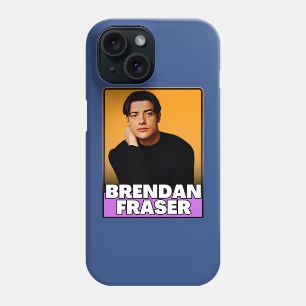 Brendan fraser ( 90s retro style) Phone Case by GorilaFunk
