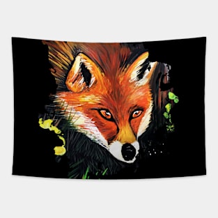 Fox In Nature Tapestry