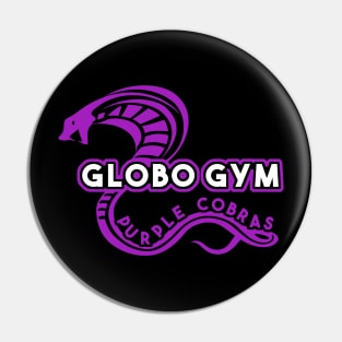 Globo Gym Purple Cobras Globo Gym Funny Geek Nerd Pin