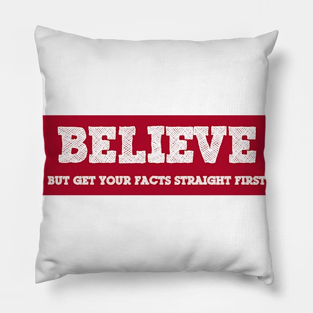 Believe Pillow by TenomonMalke