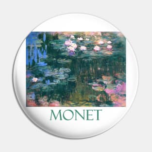 Waterlilies (Multicolored) by Claude Monet Pin