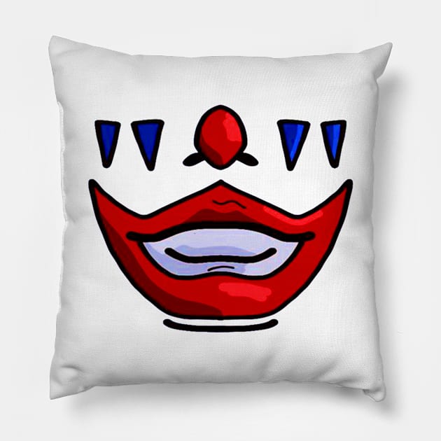 Doink Mouth Pillow by BigOrangeShirtShop