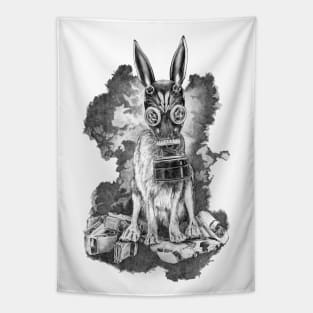 Pollution Mask Tapestry