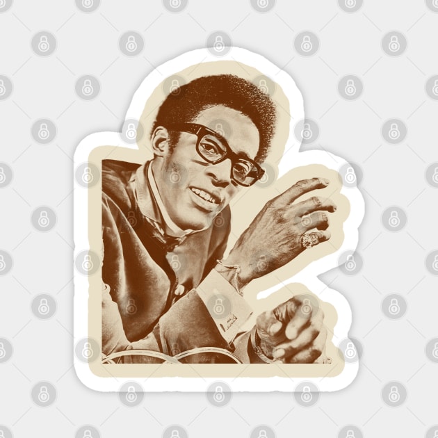 David Ruffin ~ Retro Vintage Sketches Magnet by NMAX HERU