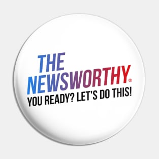 The NewsWorthy Purple Logo Pin