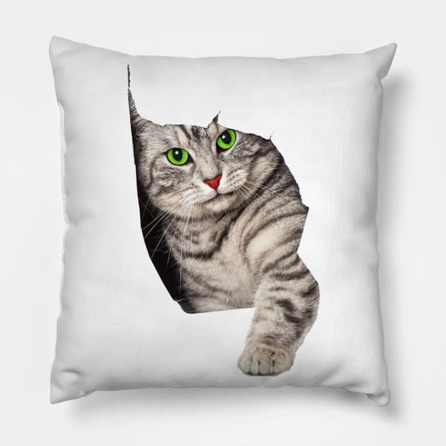 t-shirt cats : Do not prolong the consideration Pillow by yamiston